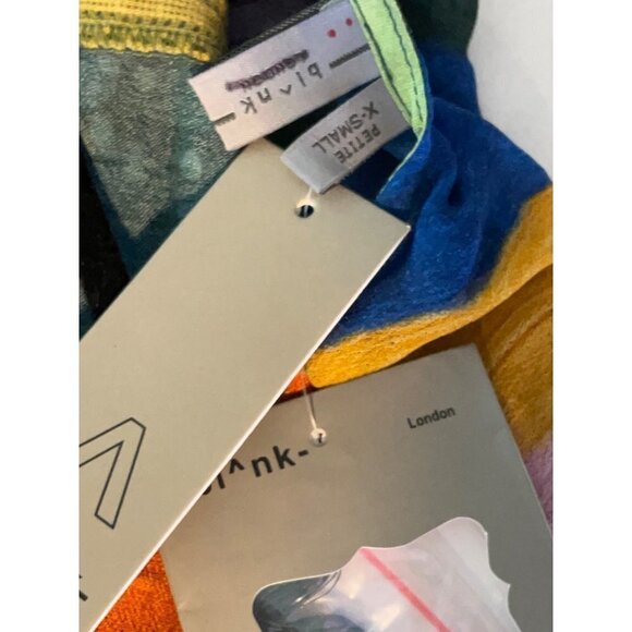 Anthropologie Bl-nk Miranda Peasant Blouse in Holly Size XS XSP Petite NWT $128 - Picture 9 of 9